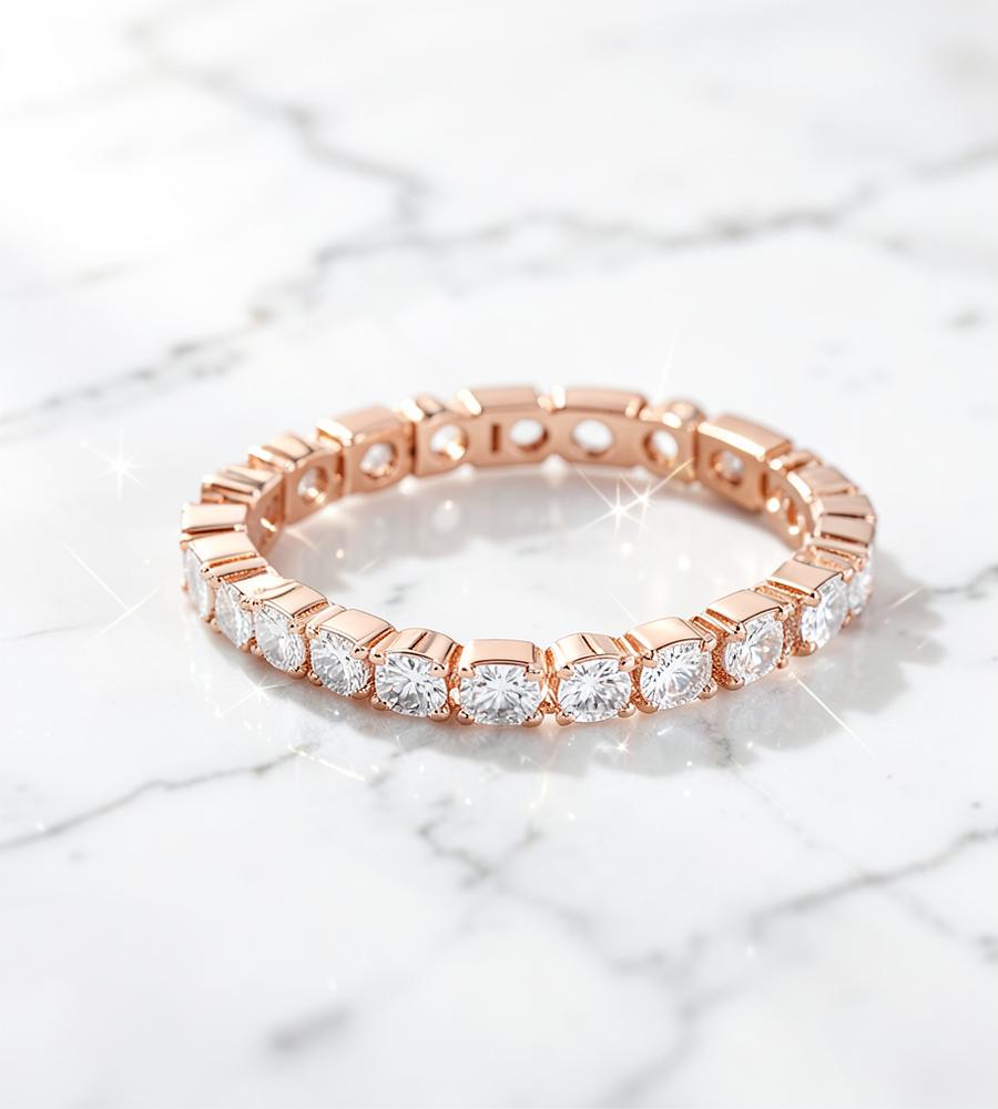 Rose Gold Tennis Bracelet